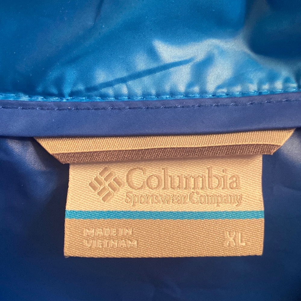 Columbia NWOT Men’s Blue & Black Lightweight Windbreaker Jacket - Sz XL - Picture 2 of 14